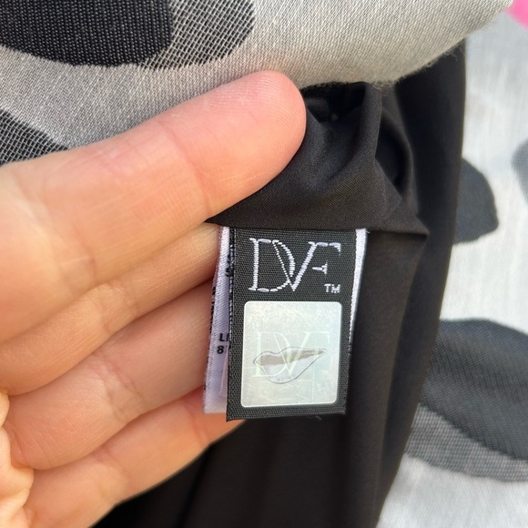 Diane Von Furstenberg New Summer Mini Animal Polka Dot Dress, size 8/10 - Picture 10 of 11